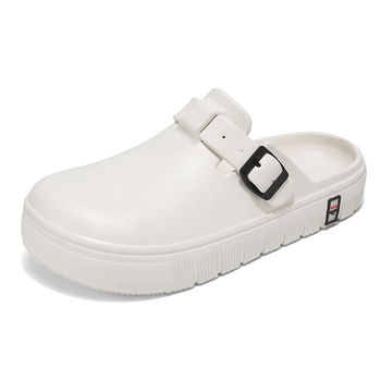 Sandale și papuci transfrontaliere de primăvară și vară pentru bărbați Baotou, plus mărime, îmbrăcăminte exterioară, talpă groasă antiderapantă, pantofi de peșteră, papuci de jumătate pentru femei, același cuplu