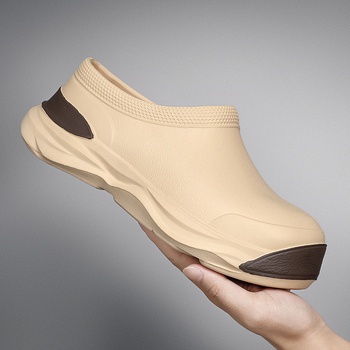 Pánske kuchárske topánky, jesenné športové, ležérne, čierne nepremokavé kožené topánky, pracovné kuchynské špeciálne protišmykové topánky na ochranu práce