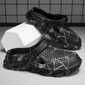 2025 Νέα καλοκαιρινά ανδρικά τσόκαρα με κλειστά δάχτυλα για υπαίθριες δραστηριότητες, σανδάλια θαλάσσης, casual και μοντέρνα