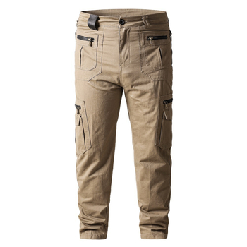 Pantaloni sport transfrontalieri cu mai multe buzunare pentru bărbați, pantaloni sport lejeri, drepți, de primăvară și toamnă, plus mărime, la modă, casual, salopete cu mai multe buzunare din bumbac pentru bărbați