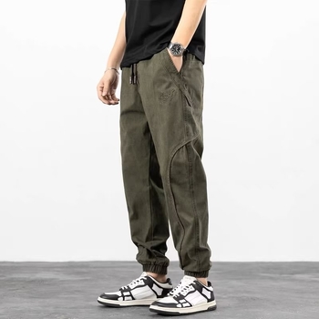 Pantaloni cu nouă puncte pentru bărbați, vară la modă, pantaloni sport pentru bărbați, pantaloni sport pentru tineri, brand popular la modă, lejer, casual, pentru bărbați