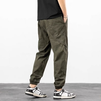 Pantaloni cu nouă puncte pentru bărbați, vară la modă, pantaloni sport pentru bărbați, pantaloni sport pentru tineri, brand popular la modă, lejer, casual, pentru bărbați