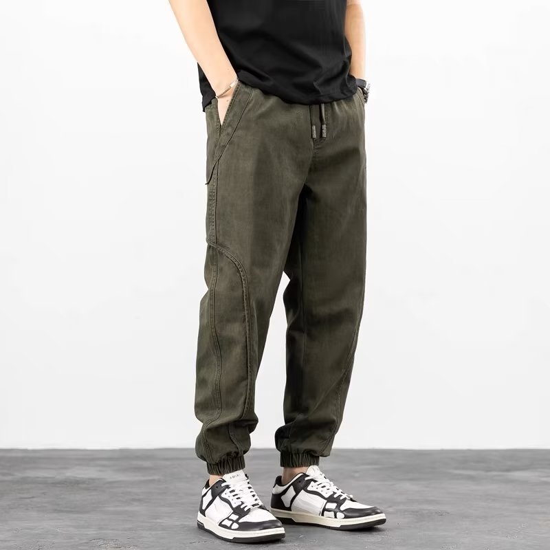 Pantaloni cu nouă puncte pentru bărbați, vară la modă, pantaloni sport pentru bărbați, pantaloni sport pentru tineri, brand popular la modă, lejer, casual, pentru bărbați