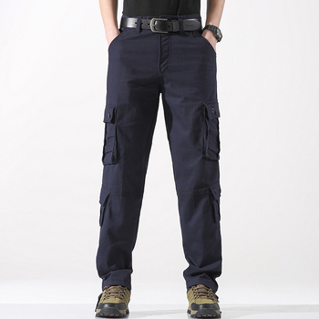 Salopetă bărbați pantaloni casual noi pantaloni drepți brand la modă mărime mare pantaloni casual bărbați noi pantaloni lungi cu mai multe buzunare