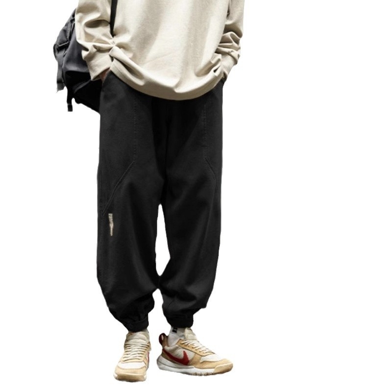 Paksud meeste pluss-suuruses fliisist püksid poistele sügiseks ja talveks, moekad lahtised rohelised kombinesoonid meeste universaalsed jala jala vabaaja püksid