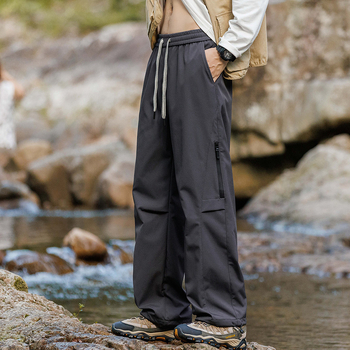 Pantaloni de încărcare în stil american pentru bărbați, stil montan, toamnă și iarnă, sporturi casual, pantaloni impermeabili, rezistenti la vânt, drumeții în aer liber, alpinism, pantaloni crock la modă