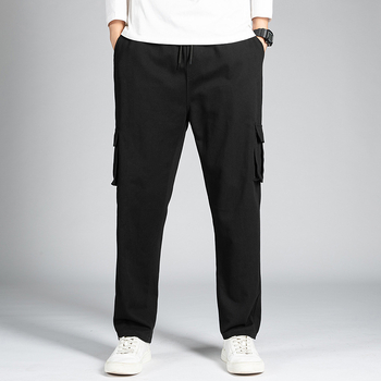 Salopete de toamnă și de iarnă pentru bărbați europeni și americani, pantaloni casual, mărime mare, drepți, lejeri, cu mai multe buzunare, marca de modă Amazon transfrontalieră