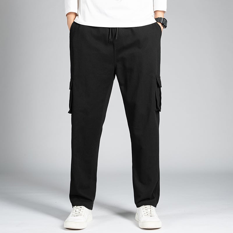 Salopete de toamnă și de iarnă pentru bărbați europeni și americani, pantaloni casual, mărime mare, drepți, lejeri, cu mai multe buzunare, marca de modă Amazon transfrontalieră