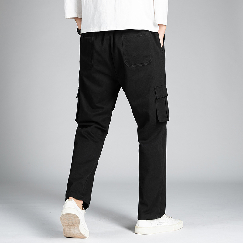 Salopete de toamnă și de iarnă pentru bărbați europeni și americani, pantaloni casual, mărime mare, drepți, lejeri, cu mai multe buzunare, marca de modă Amazon transfrontalieră