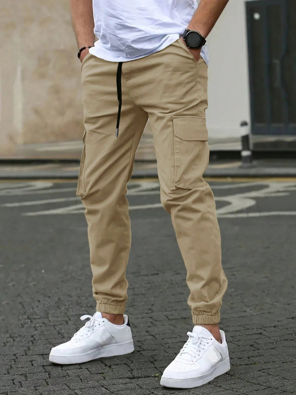 Pánske športové ležérne nohavice Cross-border American Pants, voľné rovné kombinézy pre mužov, športové a ležérne nohavice.