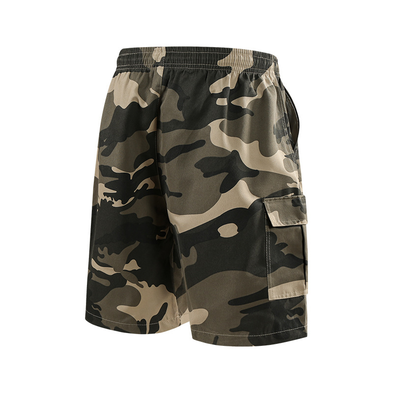 Meeste lühikesed püksid 2025. aasta uued piiriülesed suvised spordirõivaste moepüksid kamuflaaž-lühikesed püksid üliõpilastele mõeldud fitnessjooksupüksid