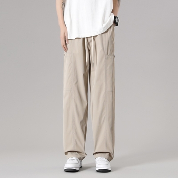 Ανδρικά φθινοπωρινά παντελόνια Casual 2024 Νέα μάρκα μόδας Straight Tube Dipper Ολόσωμη φόρμα με φαρδιά μπατζάκια Άνοιξη και Φθινόπωρο