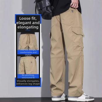 Jesenné nohavice Assault 2024, overaly, pánske rovné nohavice, ležérne, americké, jesenné, široké nohavice, plus size