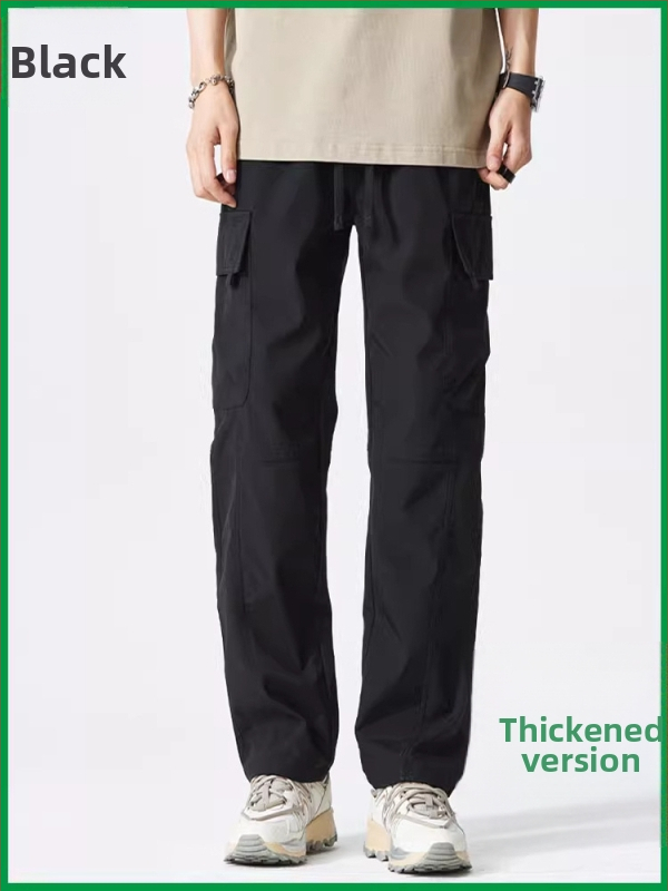 Jesenné nohavice Assault 2024, overaly, pánske rovné nohavice, ležérne, americké, jesenné, široké nohavice, plus size