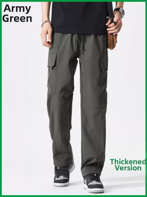 Jesenné nohavice Assault 2024, overaly, pánske rovné nohavice, ležérne, americké, jesenné, široké nohavice, plus size