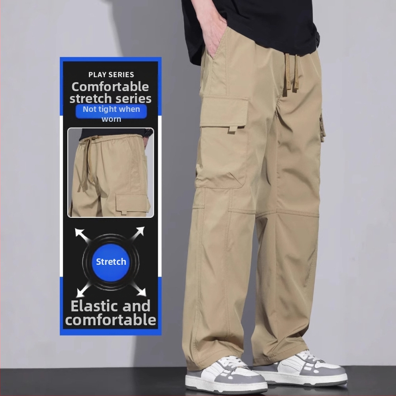 Jesenné nohavice Assault 2024, overaly, pánske rovné nohavice, ležérne, americké, jesenné, široké nohavice, plus size