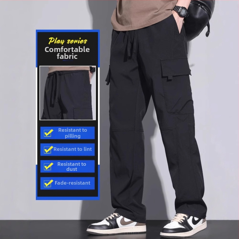 Jesenné nohavice Assault 2024, overaly, pánske rovné nohavice, ležérne, americké, jesenné, široké nohavice, plus size