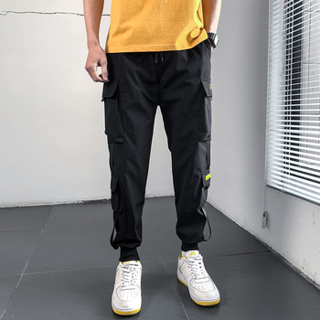 Flīsa kravas bikses Jaunas 2021. gada vīriešu ikdienas bikses Jostas bikses Sporta bikses Harlan bikses Kargo bikses Liela izmēra vīriešiem