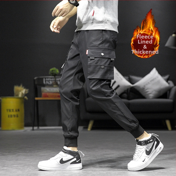 Flīsa kravas bikses Jaunas 2021. gada vīriešu ikdienas bikses Jostas bikses Sporta bikses Harlan bikses Kargo bikses Liela izmēra vīriešiem