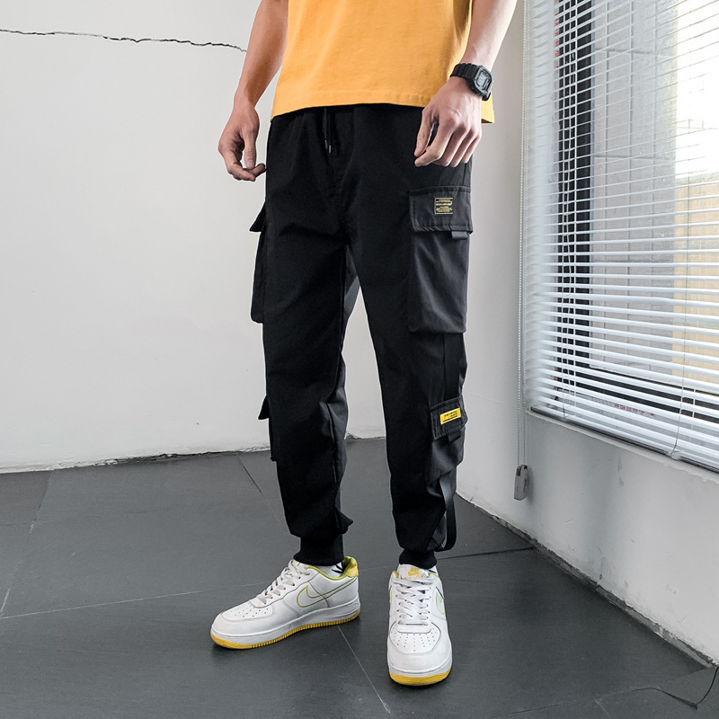 Flīsa kravas bikses Jaunas 2021. gada vīriešu ikdienas bikses Jostas bikses Sporta bikses Harlan bikses Kargo bikses Liela izmēra vīriešiem