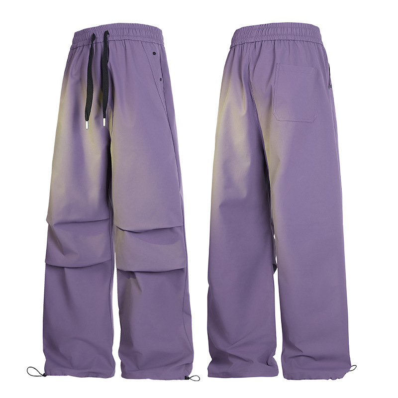 Nepremokavé nohavice Charge 2025 Nové americké štýlové trendy značky Jarné outdoorové voľné nohavice na náradie s elastickým pásom