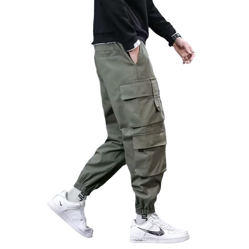 Pánske pracovné nohavice, jesenná móda, univerzálne, pekné ležérne nohavice, dizajn na vysokej ulici, zmysel pre niku, trendy značka, cezhraničná