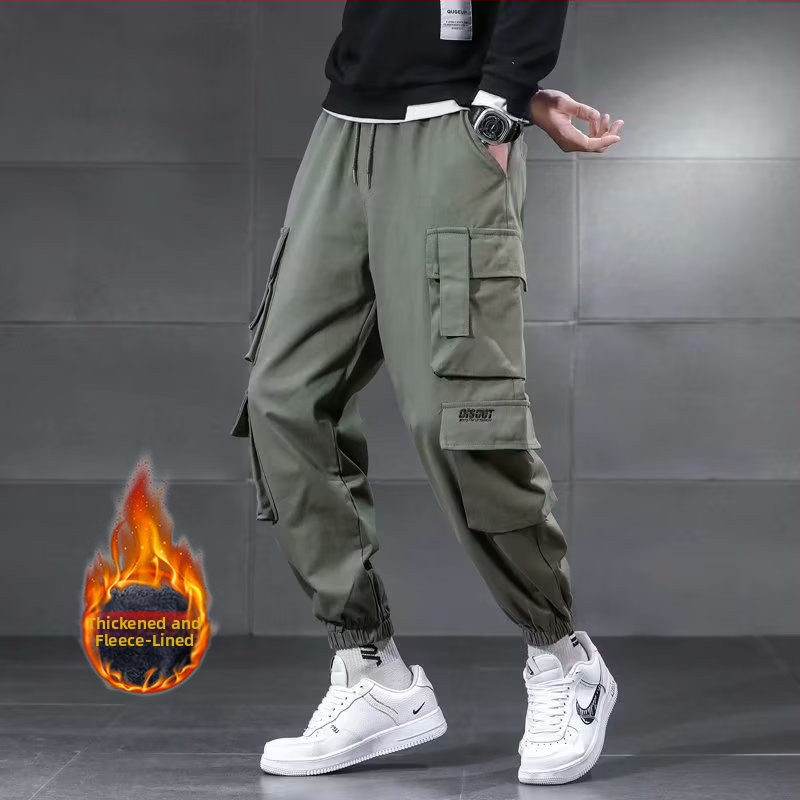 Pánske pracovné nohavice, jesenná móda, univerzálne, pekné ležérne nohavice, dizajn na vysokej ulici, zmysel pre niku, trendy značka, cezhraničná