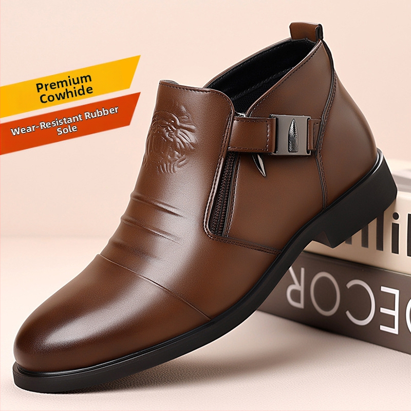 Vyriški „Lion Head Cross-border 5010“ įspausti Martino aulinukai su dvipusiu užtrauktuku, europietiški ir amerikietiški mados aulinukai, vyriški aukštos klasės aulinukai.