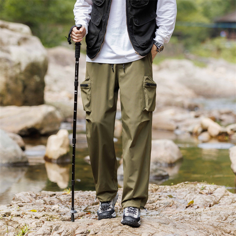 Pantaloni de trening casual pentru bărbați, primăvara și toamna, vrac, pentru tineri, plus mărime, la modă, toate potrivirile, stil Hong Kong, retro, largi, pantaloni la modă