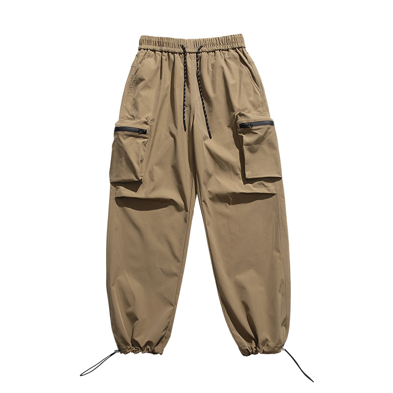 Pantaloni de trening casual pentru bărbați, primăvara și toamna, vrac, pentru tineri, plus mărime, la modă, toate potrivirile, stil Hong Kong, retro, largi, pantaloni la modă