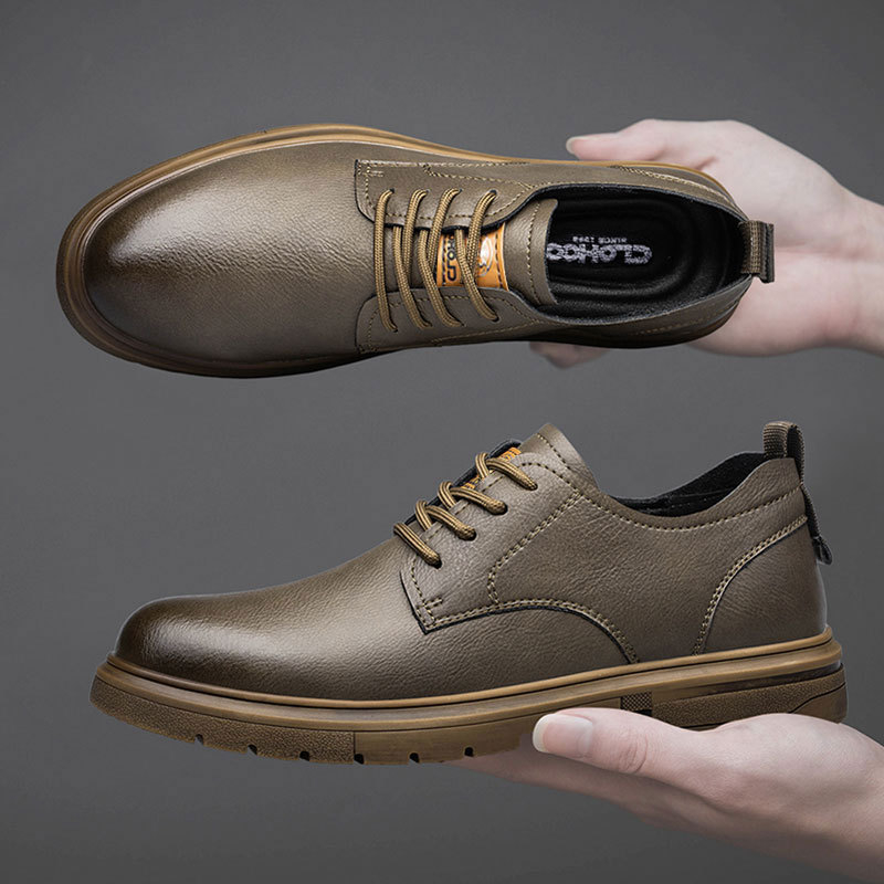 Pantofi sport casual cu talpă groasă pentru bărbați, de la branduri independente transfrontaliere, populari, pentru birou și uz zilnic