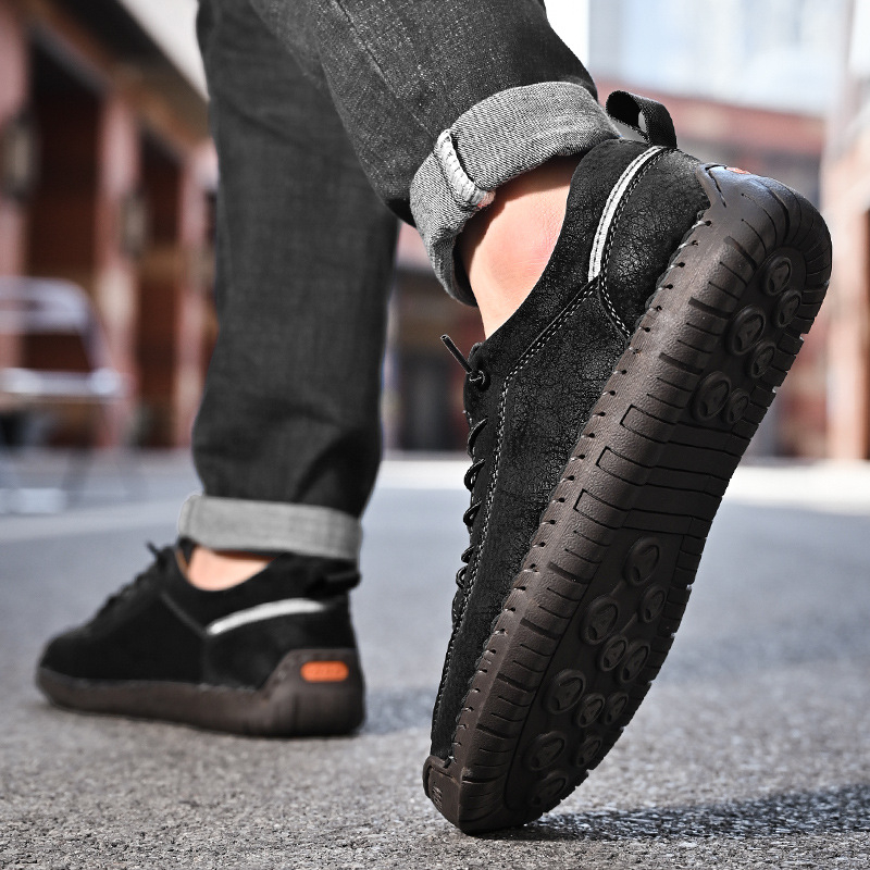 Mocasini transfrontalieri 2024, pantofi din piele pentru bărbați, mărimi mari, pantofi casual cu talpă joasă, pantofi fără mâneci pentru bărbați, pantofi noi pentru bărbați, pantofi pentru exterior