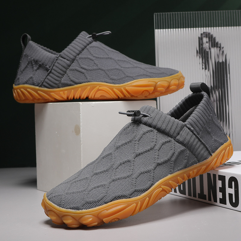 Új férfi lélegző sport túracipők kültéri futócipők meleg izzadságelnyelő őszi és téli sétacipők