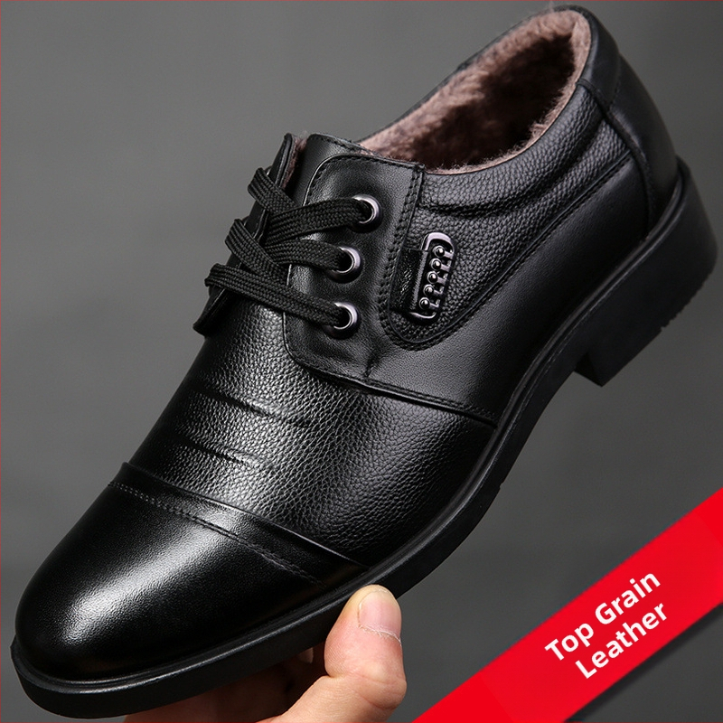 [pirmasis karvės odos sluoksnis] pavasariniai ir rudens odiniai vyriški batai, dalykiniai, laisvalaikio, kvėpuojantys, britiški, formalūs, odiniai vyriški batai, tėčio stiliaus, vyriški batai