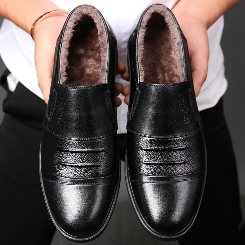 [pirmasis karvės odos sluoksnis] pavasariniai ir rudens odiniai vyriški batai, dalykiniai, laisvalaikio, kvėpuojantys, britiški, formalūs, odiniai vyriški batai, tėčio stiliaus, vyriški batai