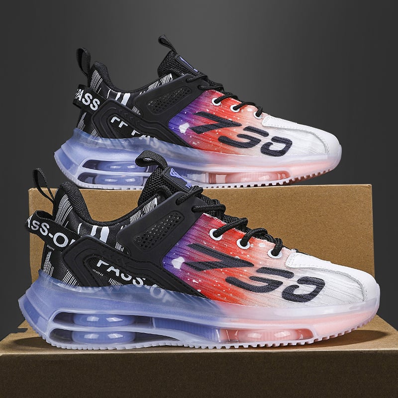 Pantofi sport pentru bărbați, cu pernă de aer, cu aspect de plasă, stil 2023, stil casual, pentru studenți, la modă