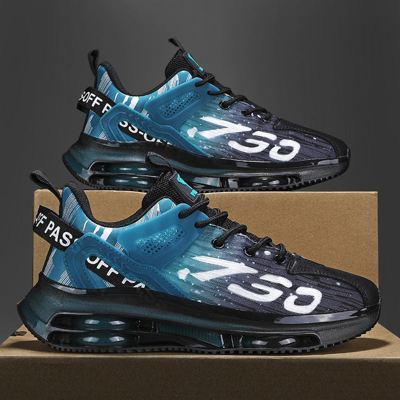 Pantofi sport pentru bărbați, cu pernă de aer, cu aspect de plasă, stil 2023, stil casual, pentru studenți, la modă