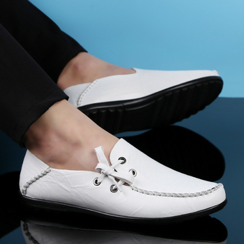 Νέα ανοιξιάτικα παπούτσια Doug Shoes Ανδρικά Slip-on Lazy Shoes Νέα αναπνεύσιμα ανδρικά παπούτσια με μαλακό πάτο Μοντέρνα λευκά παπούτσια για άνδρες