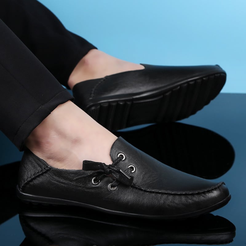 Pantofi sport Doug pentru bărbați, pantofi sport leneși, cu fund moale, respirabili, la modă, albi