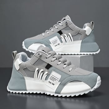 Európske pánske topánky 2024 Nové jesenné priedušné cezhraničné veľké športové ležérne topánky s taškou a podrážkou Módny trend