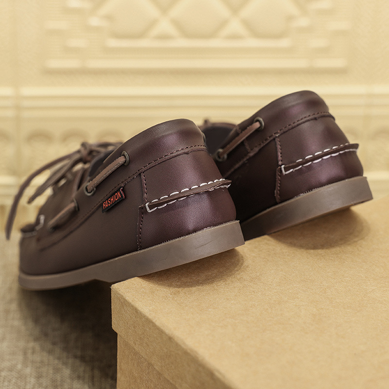 Vīriešu apavi no pārrobežu tirdzniecības, lielizmēra burāšanas apavi, vīriešu korejiešu stila moderni braukšanas apavi, vīriešu ikdienas apavi, vīriešu apavi no AliExpress.