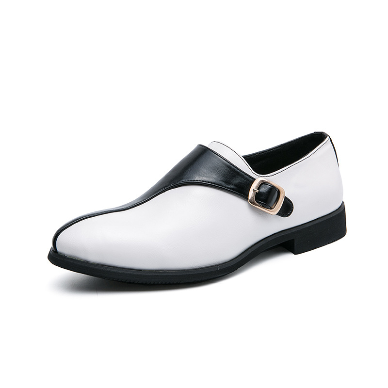 Fashion Street Pu Shuai šivaće kožne cipele s mekim dnom, prekogranične, plus size muške ležerne ravne cipele u britanskom stilu, kožne cipele