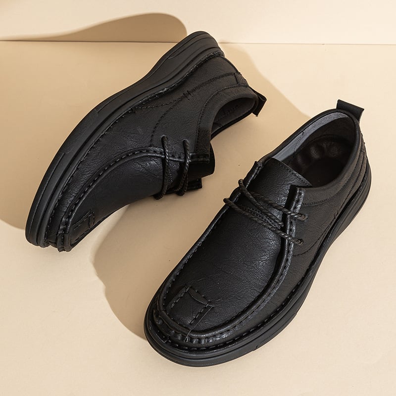 Pantofi casual pentru bărbați, mărime plus, pantofi pentru bărbați cu șireturi transfrontaliere, o generație de pantofi pentru tați de vârstă mijlocie și vârstnici, pantofi moi pentru bărbați