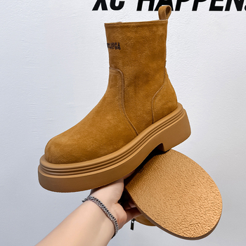 Vyriški žieminiai batai su dūmų efektu, aulinukai darbui, raidžių formos, „Chelsea“ stiliaus, britiški, ventiliatoriaus formos automobilio aulinukai 5043-A