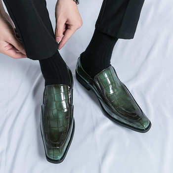 Ανδρικά παπούτσια διασυνοριακά, μεγέθη 45+, νέα δερμάτινα παπούτσια, μόδα, βρετανικό στυλ, επαγγελματικά δερμάτινα παπούτσια, μόδα, casual δερμάτινα παπούτσια, μονοκόμματα, παράδοση