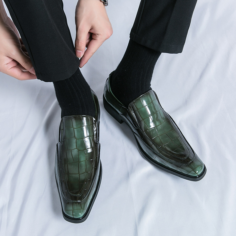 Pantofi bărbătești transfrontalieri, mărime 45, pantofi noi din piele, pantofi de afaceri în stil britanic, pantofi casual din piele, livrare dintr-o singură piesă