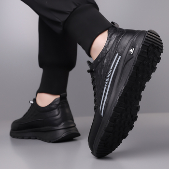 Άνοιξη 2024, αναπνεύσιμα ανδρικά casual παπούτσια, μοκασίνια με κορδόνια, ζεστά παπούτσια Joker με φόδρα από φλις, μια γενιά μαλλιών