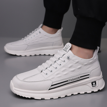 Άνοιξη 2024, αναπνεύσιμα ανδρικά casual παπούτσια, μοκασίνια με κορδόνια, ζεστά παπούτσια Joker με φόδρα από φλις, μια γενιά μαλλιών