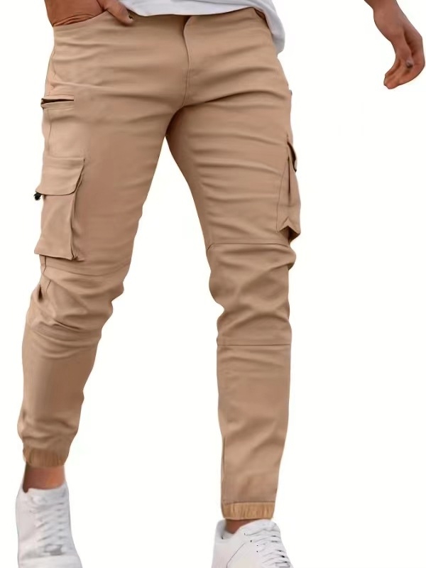 2024 comerț exterior bărbați pantaloni casual noi modă tineret culoare solidă tether salopete sport bărbați mărime plus