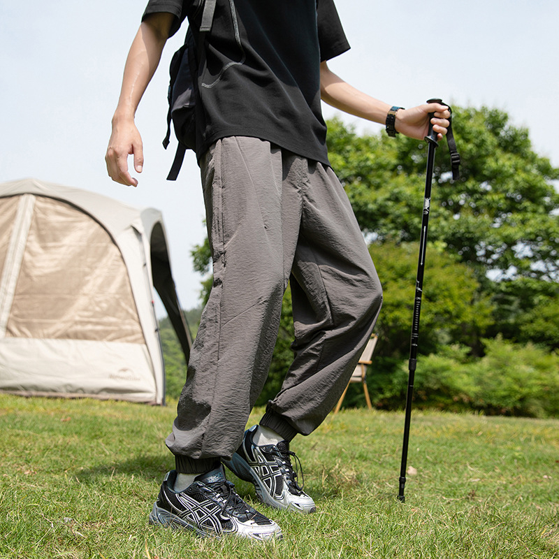 IZEXX Trendy Brand Summer Ice Sense respirabil Advanced Sense pantaloni casual în aer liber cu uscare rapidă Yamamoto plisată picior cropped pantaloni